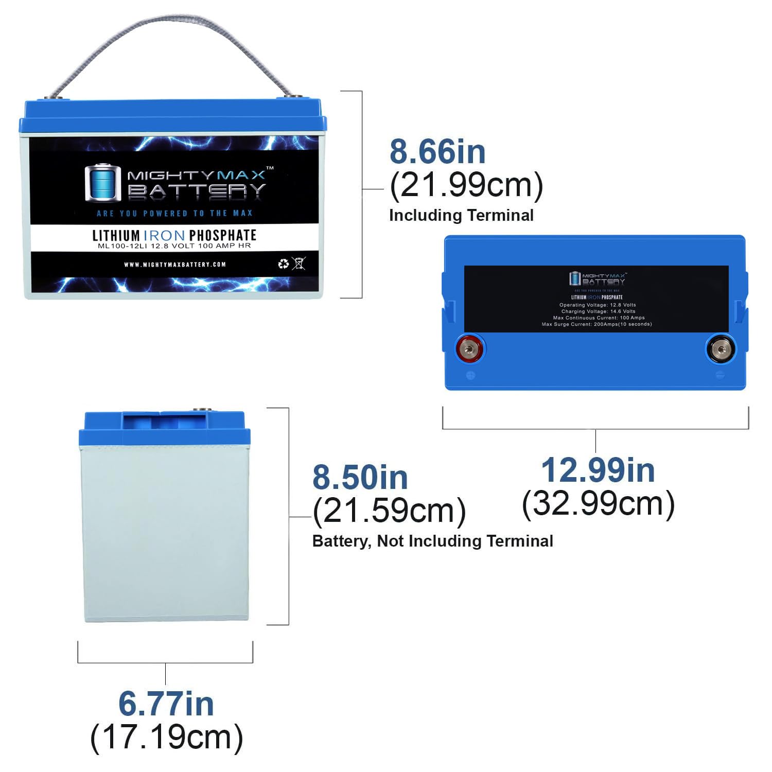 12V 100Ah Deep Cycle LiFePO4 L - Lithium Battery 100Ah recension och pris